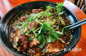 Beef and Pickled Cabbage Handmade Rice Noodles