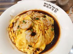 虾仁叉烧双拼滑蛋饭-旺记冰室(九龙中心大厦店)