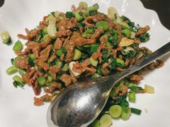 蒜苗炒牛肉-鲜婆婆(3号店)
