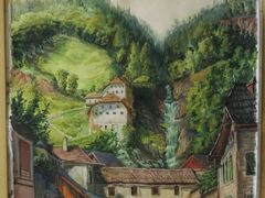 水粉风景-津艺画室