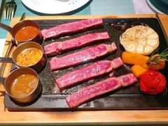 澳洲特拉克拉M3肉眼牛排-蜜桃花开·中西融合菜E&W(南长街店)