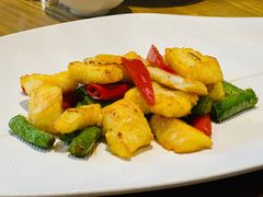 鲜露双椒爆鳕鱼-小湾茶楼