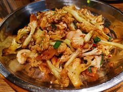 干锅花菜-炊烟小炒黄牛肉(中心印象城店)
