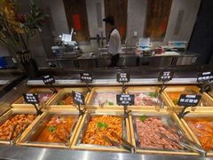自助取餐区-韩京炭火烤肉自助料理(柯桥万达店)