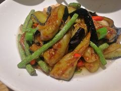 茄子豇豆-鸡毛店·川菜(双楠店)