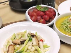 羊肚菌虾滑脆笋藕尖-榕意·川味之美(深业上城店)