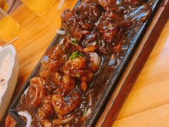 黑椒铁板牛柳虾仁-小巷餐厅(五大街店)