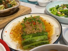 蒜蓉粉丝蒸丝瓜-月福京味斋·烤鸭店·北京菜(鼓楼总店)