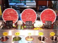 自助调料区-義聚德·清真铜锅涮羊肉·烧烤(河东店)