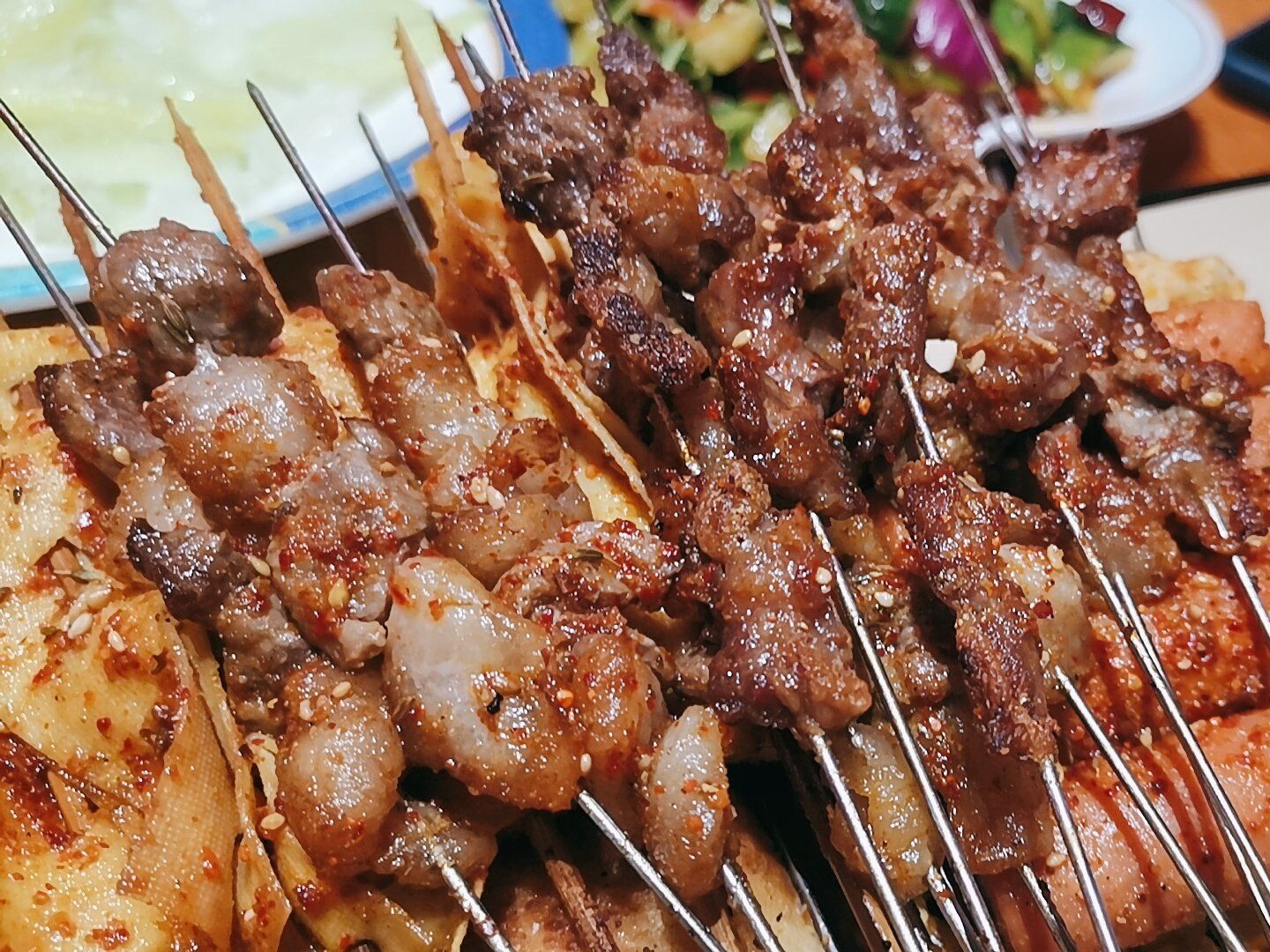 牛肉串满满肉香