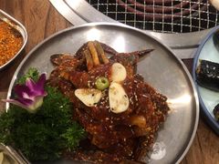 -明洞阿姨·韩式酱蟹烤肉·创意料理(三元桥店)