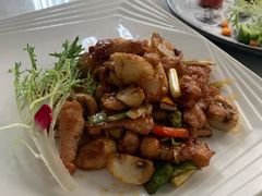 香煎口蘑脆爽肉-周三的情书花园餐厅(江北店)