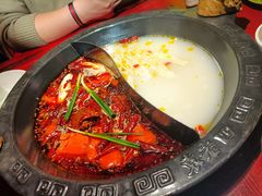 骨汤牛油鸳鸯锅-重庆袁老四火锅(武进万达店)