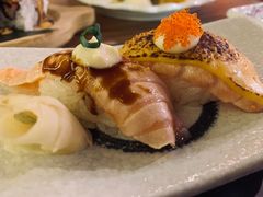 火焰双味三文鱼寿司-栖川山葵家·寿喜锅·日式料理(龙湖北城天街商场店)