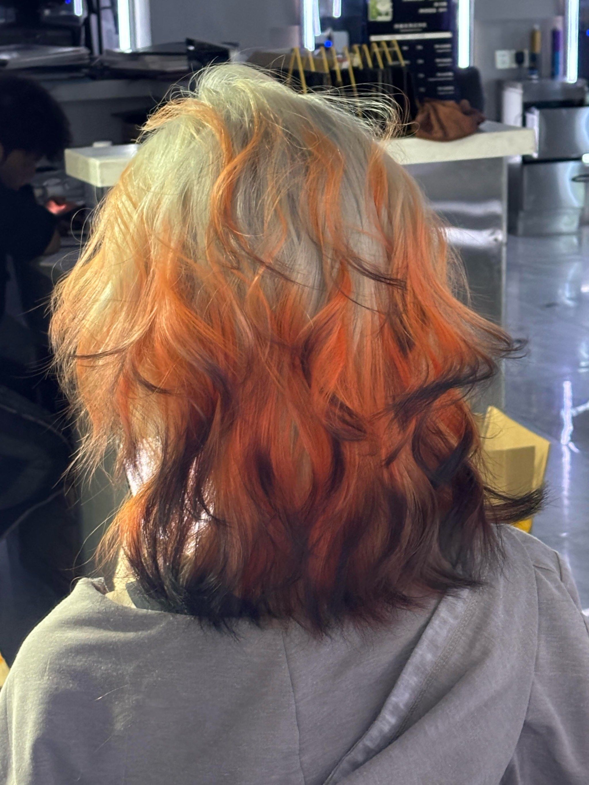 保定发型设计找慕枫 #染色找慕枫