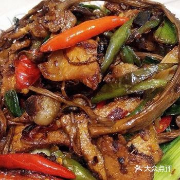 简单易学家常菜之茶树菇盐煎肉