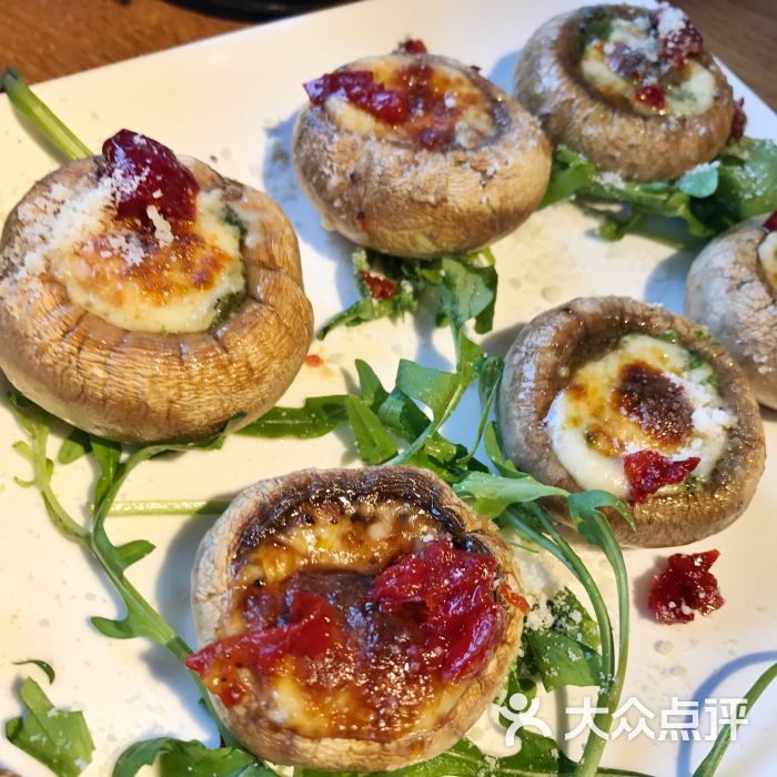 芝士焗蘑菇蘸酱