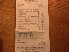 账单-Krčma Šatlava