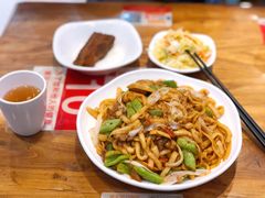 五花肉炒刀削面-韩师傅老大同刀削面(北苑路店)