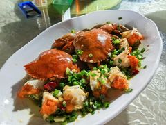 葱油红膏青蟹-白沙码头海鲜广场