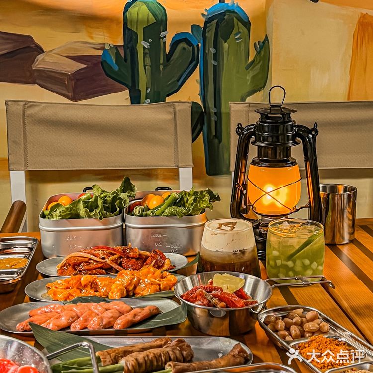 成都首家露营风烤肉⛺️氛围拉满🌟