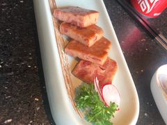 香煎午餐肉-捞王猪肚鸡火锅(昆山店)
