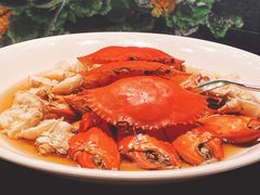 鸡油花雕蒸红膏蟹-杭州临平万丽酒店·万丽轩中餐厅