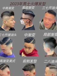 -海文先生国潮烫染男士理发馆