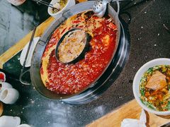 自制黑豆腐-捞锅坝子老火锅(汽博中心店)