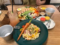 鲜虾培根意面-三喜有食(集美店)