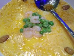咸蛋黄虾仁蒸蛋-尚岛私房菜(西方巷店)