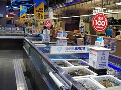 大堂-盒马X会员店(王府井奥莱UP TOWN店)