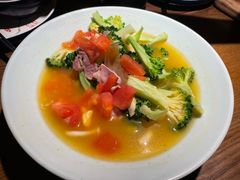 上汤西兰花-绿茶餐厅(同成街华联店)
