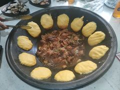 小鸡炖蘑菇-姥家海鲜大锅台(永丰胡同老店)