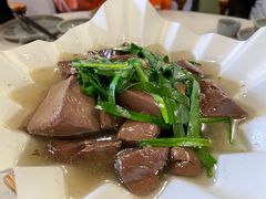 韭菜上汤猪红-乜都得港式茶楼(天贵路店)