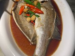 葱椒鲈鱼-绿茶餐厅(成都大悦城店)