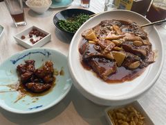 温式黄鱼烧年糕-柒园·三十年创意杭帮菜(龙湖滨江天街店)