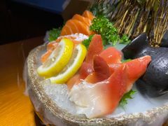 三文鱼刺身-鳗鱼家·深夜食堂(军博店)