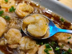 生焗蒜香虾仁-蜜桃餐厅·伴山(绿宝广场店)