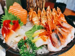 三文鱼刺身-赤坂亭M9和牛烧肉(世博源店)