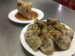 猪肠胀糯米-老妈宫粽球