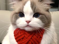 -喵百万·布偶·蓝金金渐层英短·猫舍(百子湾店)
