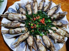 葱油蛏子-温州一家人美食(西木头市店)
