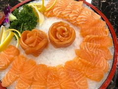 三文魚刺身-峰少印宴·私房菜·生猛海鲜·地道水乡菜(万江店)