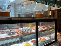 面包甜点陈列柜-松子料理(亮马桥店)