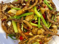 辣炒鱿鱼-天津乾毓德饭庄·清真传统炒菜·海鲜烧烤(咸阳路店)