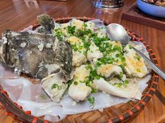 竹笙肠粉蒸老虎斑-饭聚公馆·精品顺德菜(温德姆店)