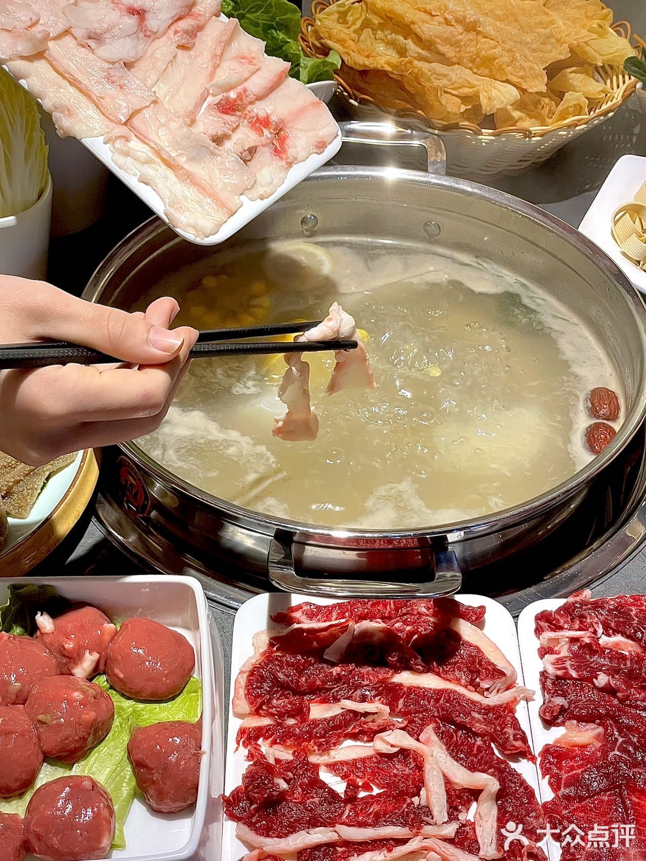 在杭州能吃到这么正宗的潮汕牛肉火锅