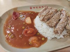 茄汁猪扒饭-百家鸡味馆(清泰店)