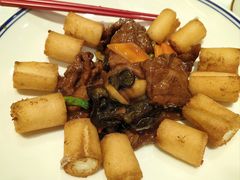 脆皮鲜奶拼蚝油牛肉-和记小菜(东方店)